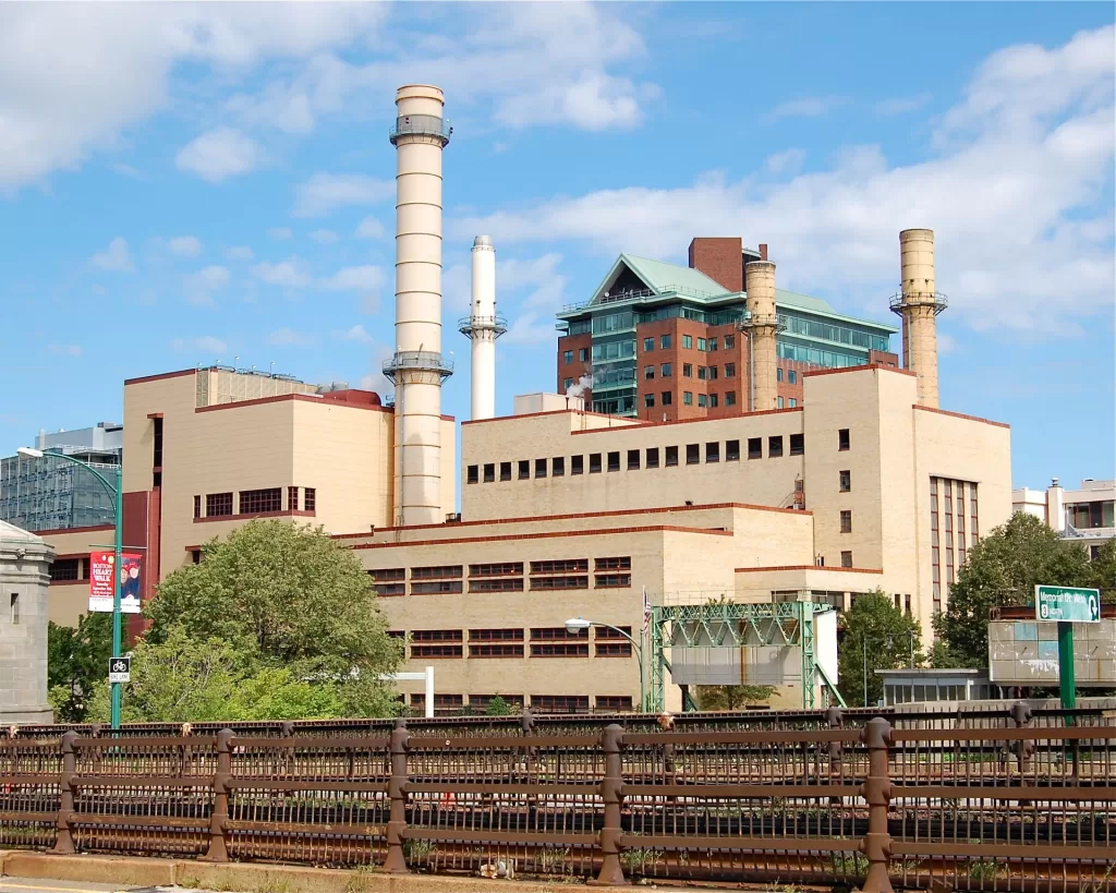 The Kendall Cogeneration Station in Cambridge, MA