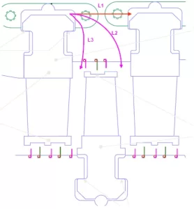sealing-fins-in-a-turbine-stage