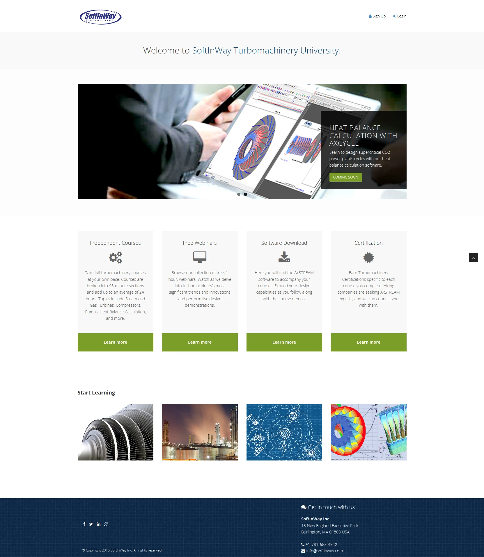 SoftInWay Launches STU – An Online Turbomachinery Training Resource