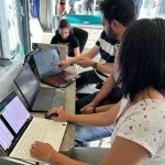 Students Using AxSTREAM Turbomachinery Design Software for Students