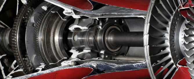 Image of cross section of aircraft rotor