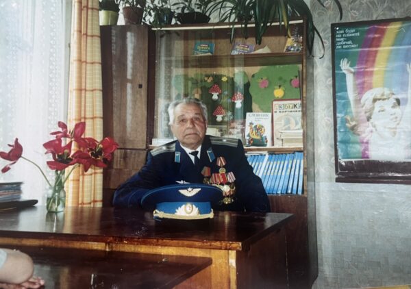 Image of Anna Vorobyova's grandfather in his Ceremonial Military Uniform