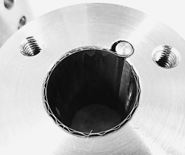 Image of a foil bearing in high-speed turbomachine