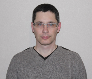Image of young Ievgen Rublevskyi early in his engineering career before working at SoftInWay